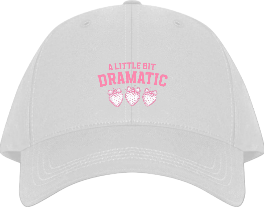 A LITTLE BIT DRAMATIC Baseball cap White 80