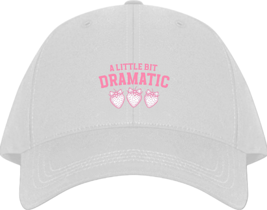 A LITTLE BIT DRAMATIC Baseball cap White 80