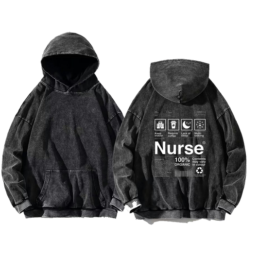 ACCOUNTANT oversize hoodie Washed back 84
