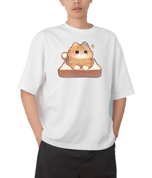 cat One Size t- shirt White 84