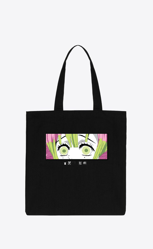 Anime Demon slayer nezuko tanjiro tote bag Black 83