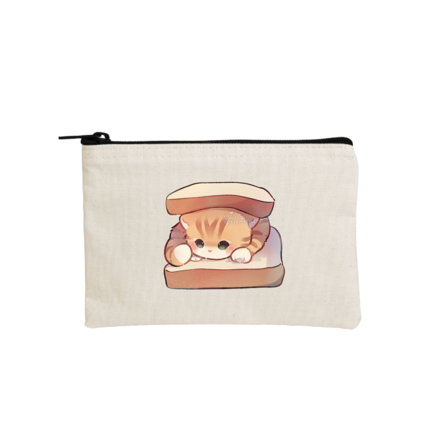 cat wallet pencil case Beige 86