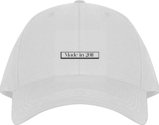 Made in 2011 Baseball cap White 81