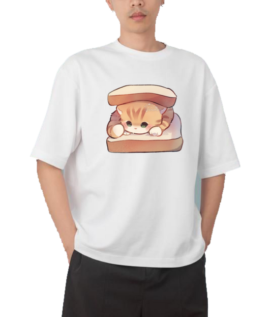 cat One Size t- shirt White 85