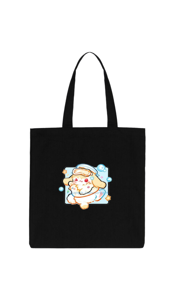 bunny tote bag White 85
