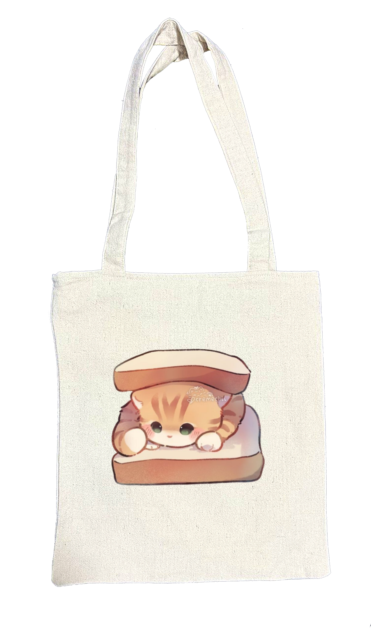 cat tote bag White 85