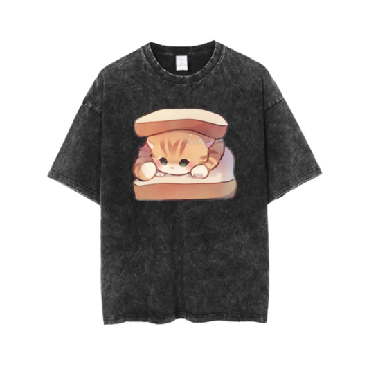 cat One Size t- shirt  Washed 85