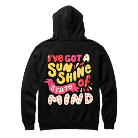 I'VE GOT A SUM SHIN of STATE MOND One Size hoodie Black Back 85