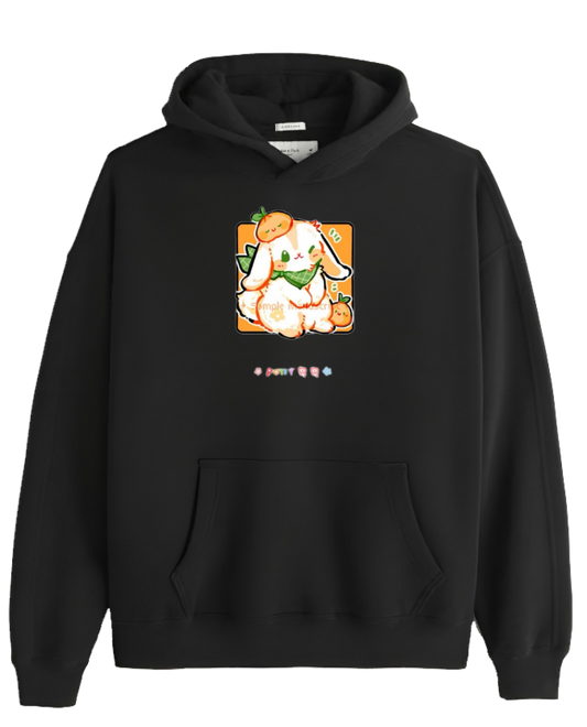 bunny Oversize Hoodie Black 86