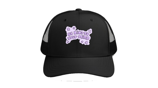 Baseball cap Black BE KiND TO YOUR MiND 132