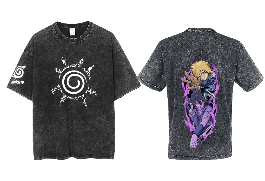 Naruto Shippuden t- shirt One Size Washed Back 86