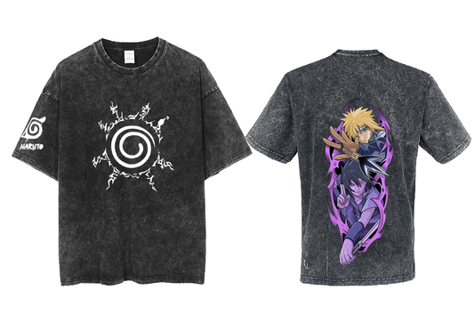 Naruto Shippuden t- shirt One Size Washed Back 86