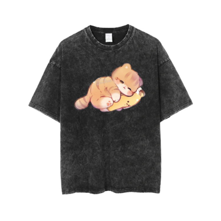 cat One Size t- shirt  Washed 86