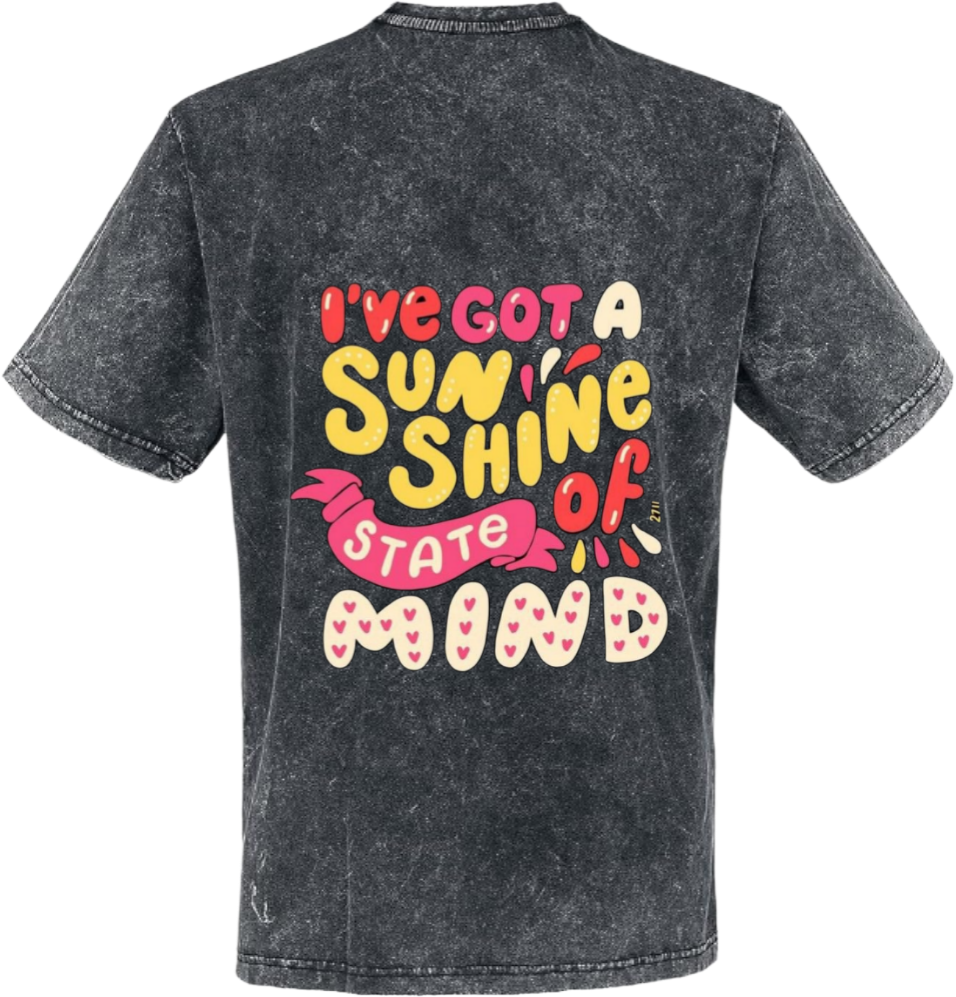 I've Got a Sunshine State of Mind t- shirt One Size Washed Back 86