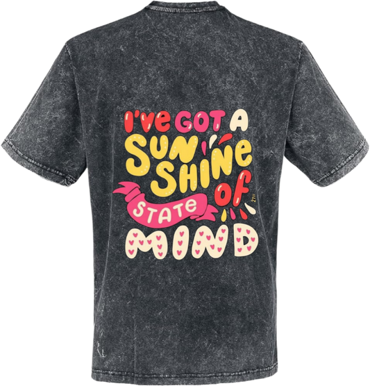 I've Got a Sunshine State of Mind t- shirt One Size Washed Back 86