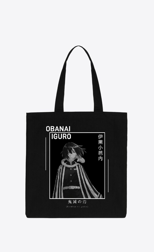 Anime Demon slayer nezuko tanjiro tote bag Black 86