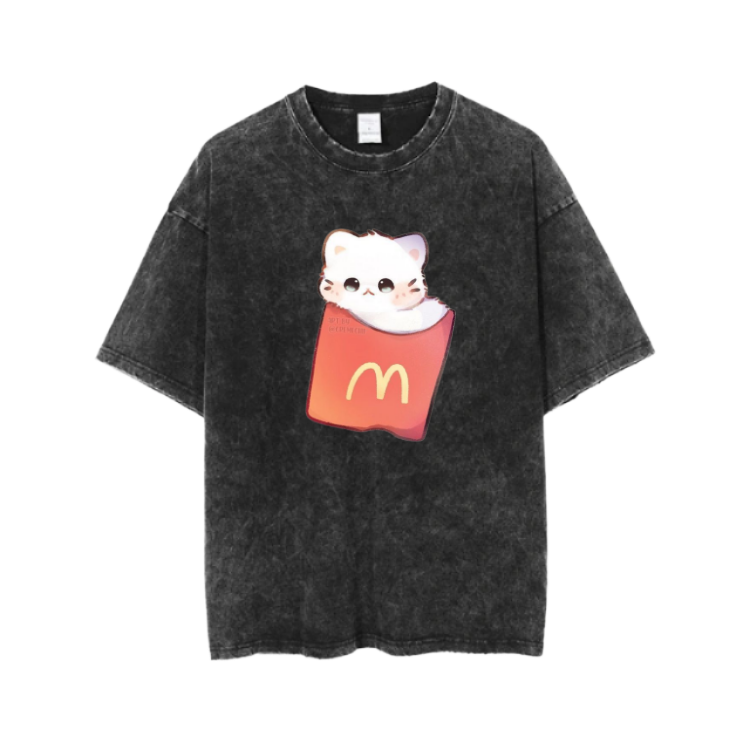 cat One Size t- shirt  Washed 88