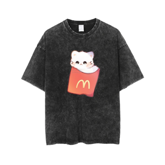 cat One Size t- shirt  Washed 87