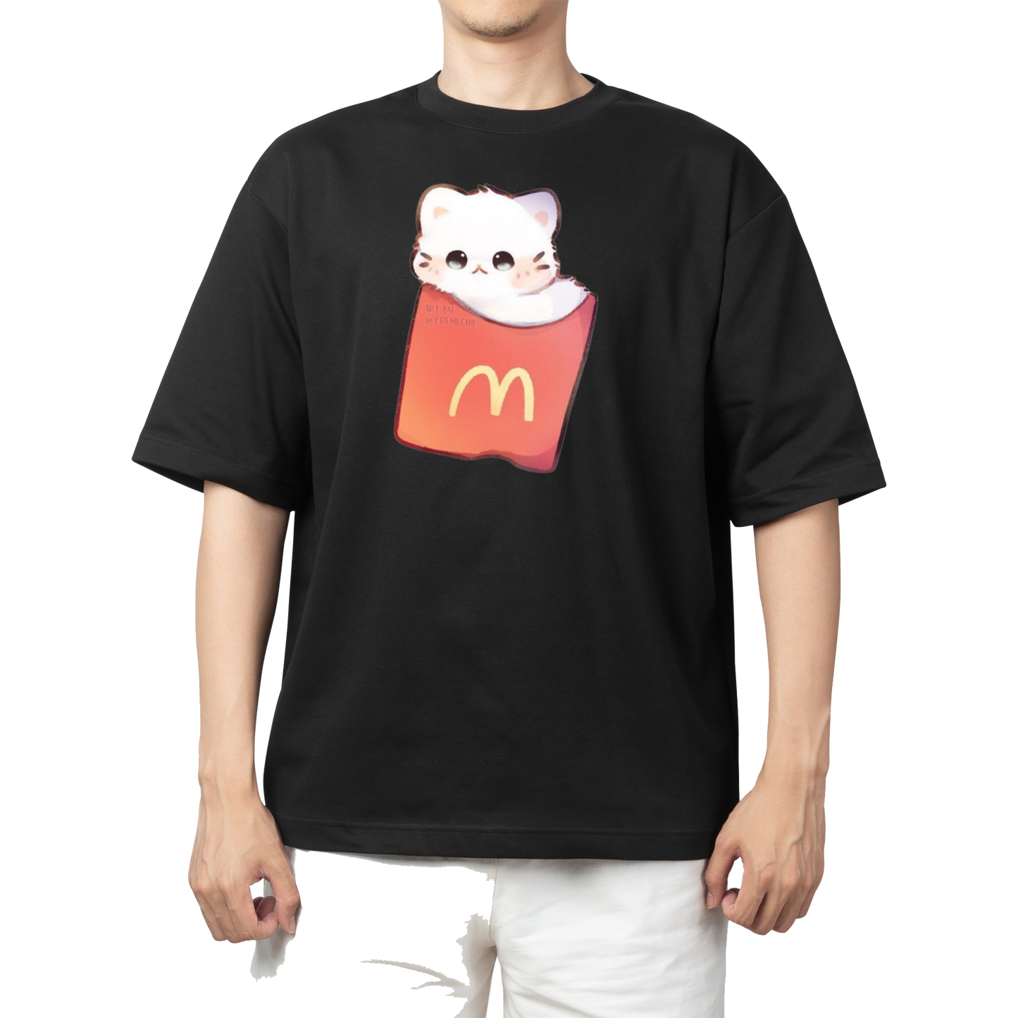 cat One Size t- shirt Black 87