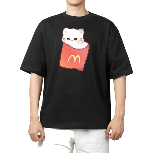 cat One Size t- shirt Black 87