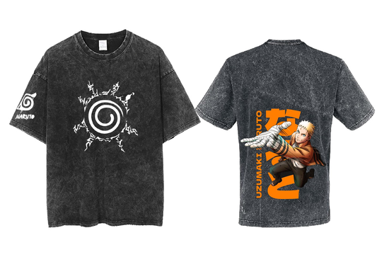 Naruto Shippuden t- shirt One Size Washed Back 87