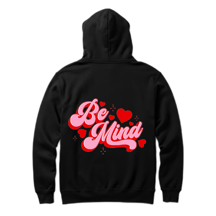 Be Mine One Size hoodie Black Back 87
