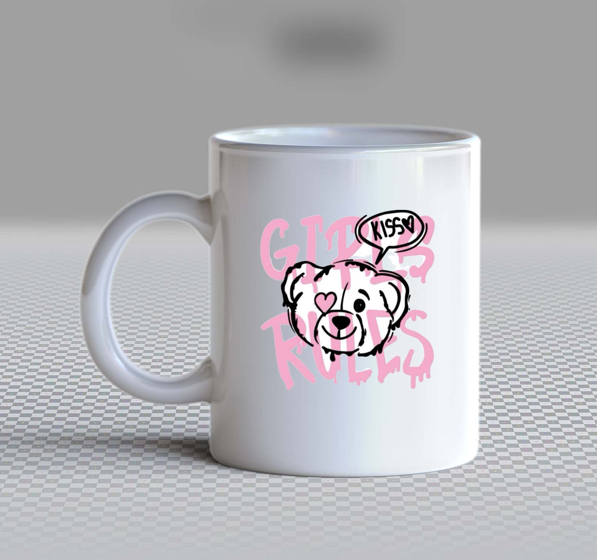 KISS Mug White  164