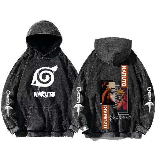 Naruto Shippuden One Size hoodie Washed Back 87