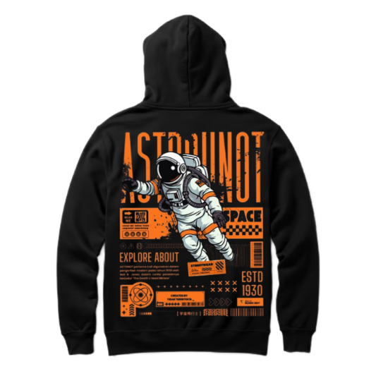 ASTRONOT Back text oversize hoodie back 87