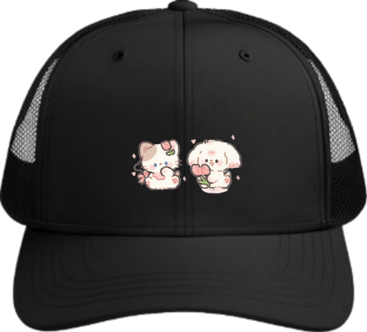 bunny Baseball cap Black 83