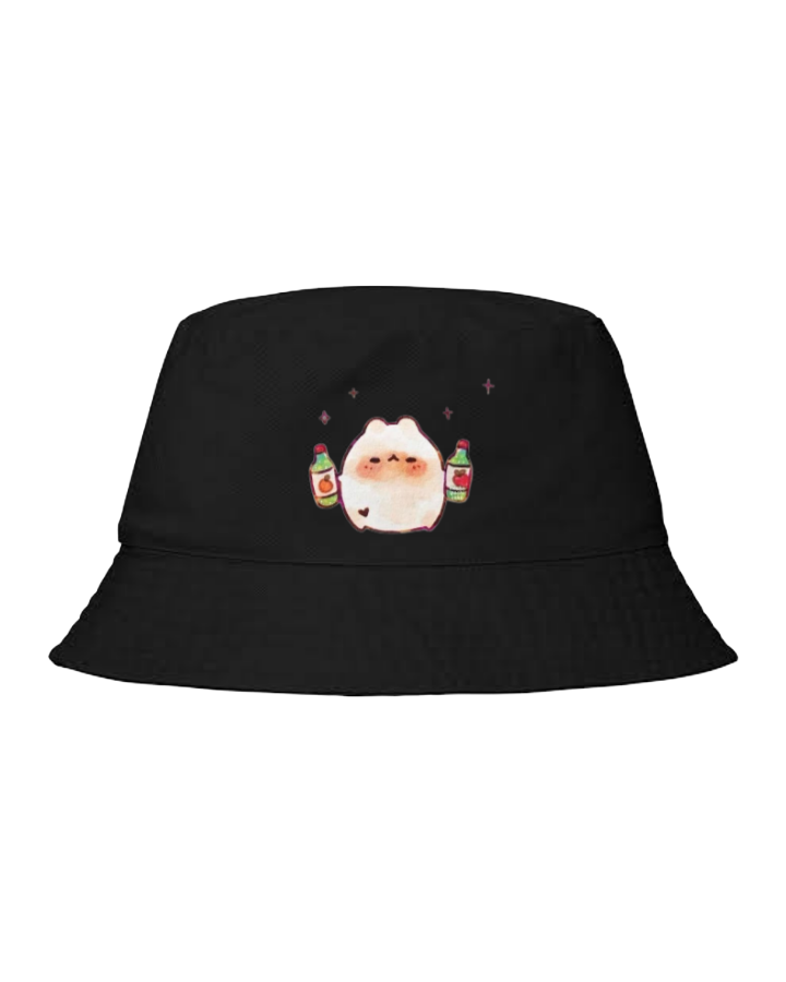 bunny Bucket hat Fishman hat cap Black 82