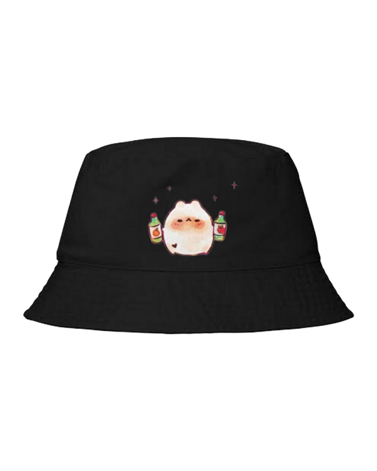 bunny Bucket hat Fishman hat cap Black 82