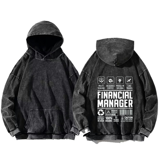 PSYCHOLOGY oversize hoodie Washed back 87
