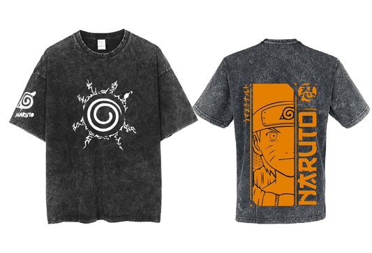 Naruto Shippuden t- shirt One Size Washed Back 88