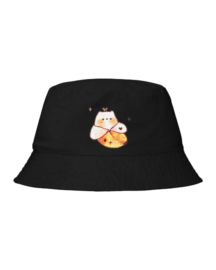 bunny Bucket hat Fishman hat cap Black 83