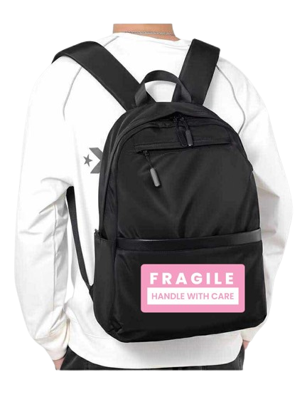 FRAGILE School Back bag bag 135