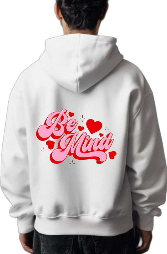Be Mine One Size hoodie White Back 88