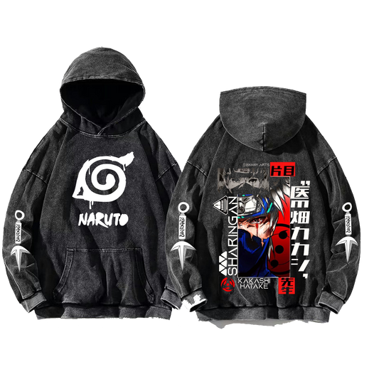Naruto Shippuden One Size hoodie Washed Back 88