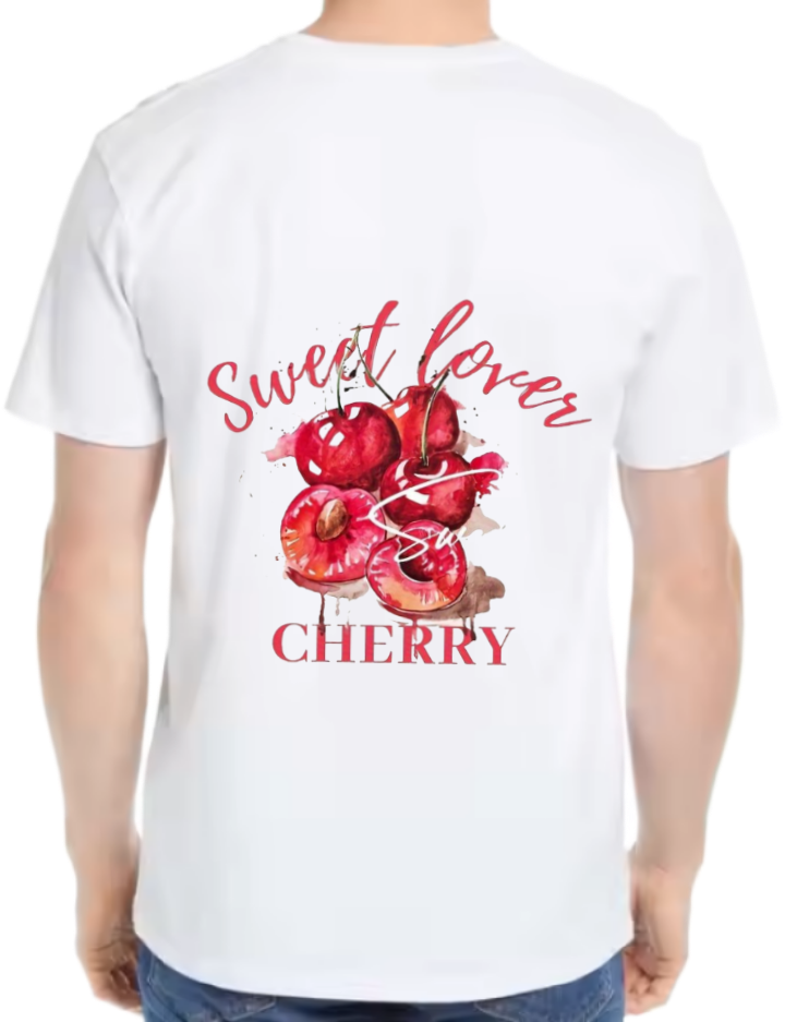 Sweet lover t- shirt One Size White back 89