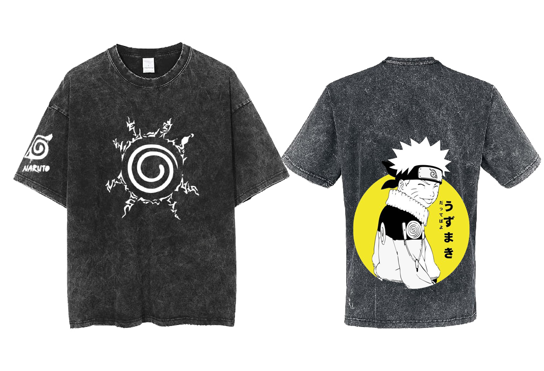 Naruto Shippuden t- shirt One Size Washed Back 89