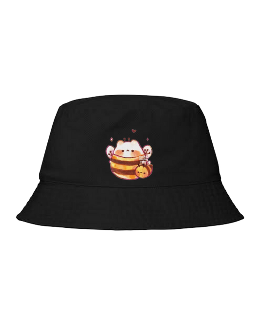 bunny Bucket hat Fishman hat cap Black 84