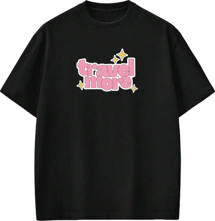 travel travellar t- shirt Black 9