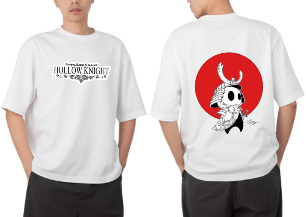 Hollow Knight t- shirt One Size White Back 8