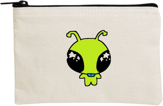 aliens wallet pencil case Beige 8