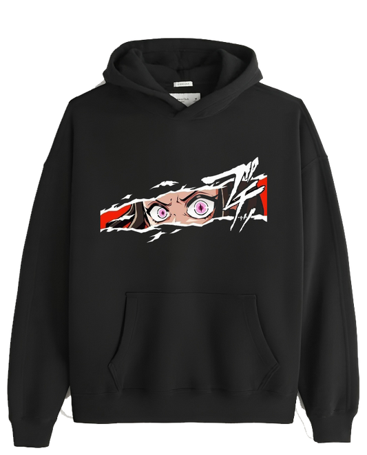 Anime Demon slayer nezuko tanjiro Oversize Hoodie Black 61