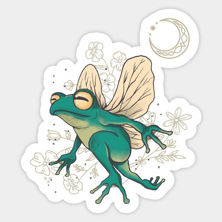Frog Fairy Sticker 84