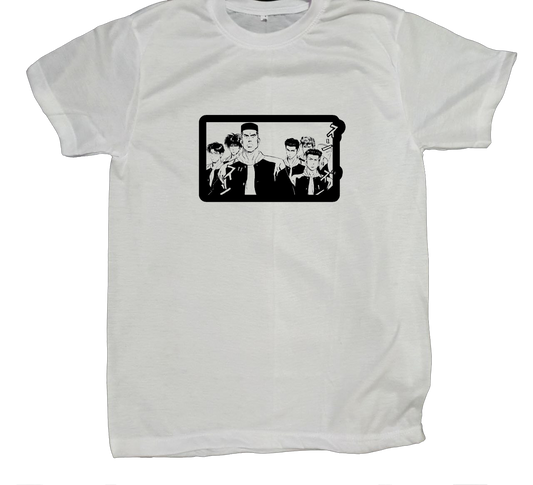 Slam Dunk t- shirt fat White 8