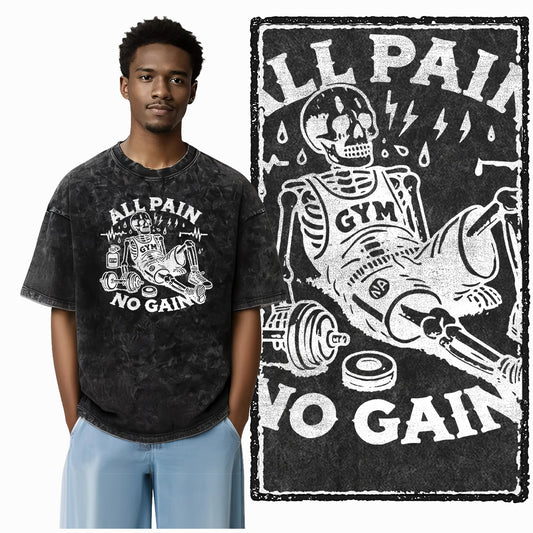 Go Hard Or Go Home Workout Gym T-Shirt Washed Oversized for Men Women, Vintage Fitness Bodybuilding Graphic Tee, Casual Short Sleeve Charcoal Top 8
