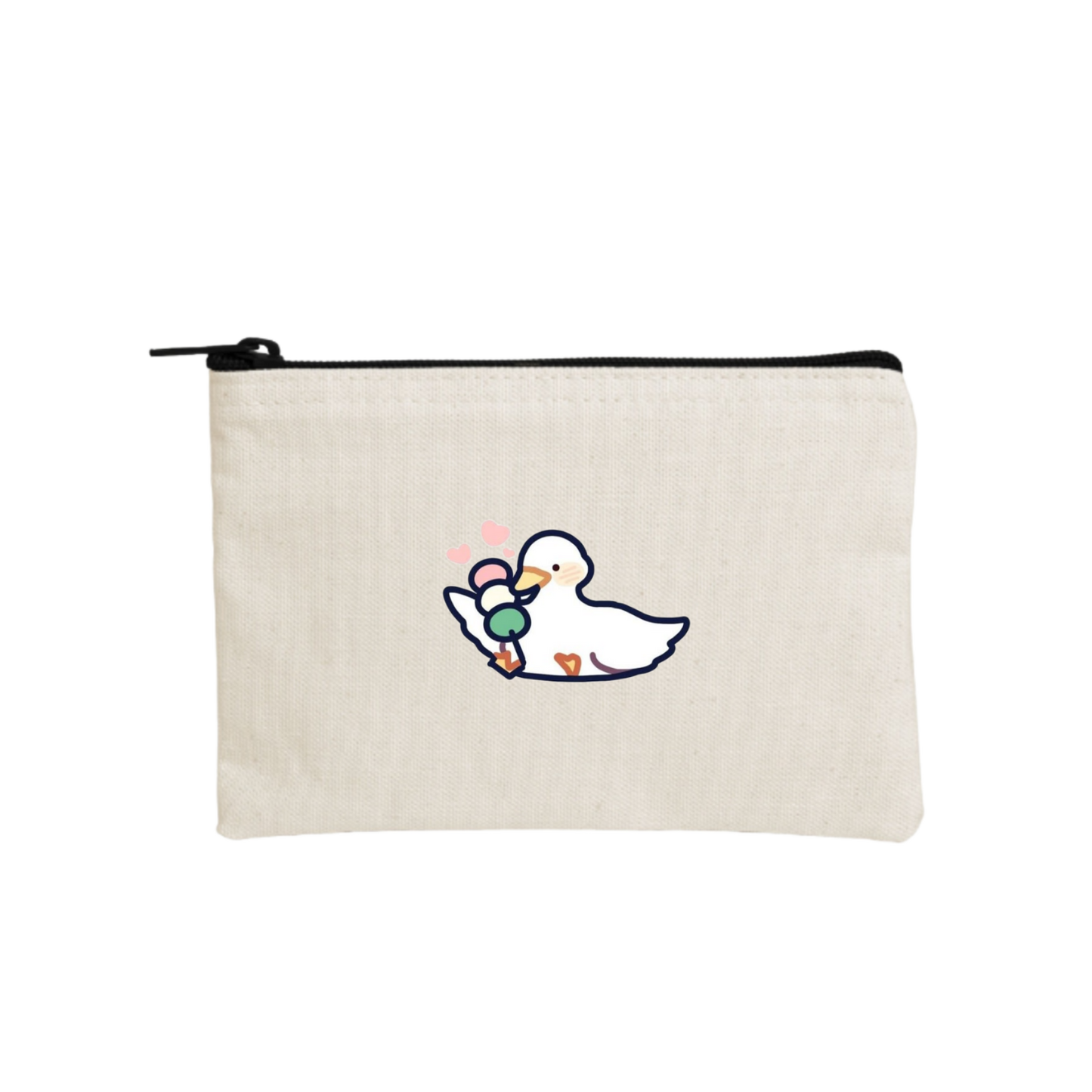 duck wallet pencil case Beige 8