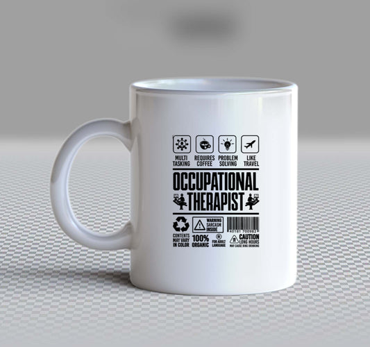 OCCUPATIONAL THERAPIST Back text Mug 128